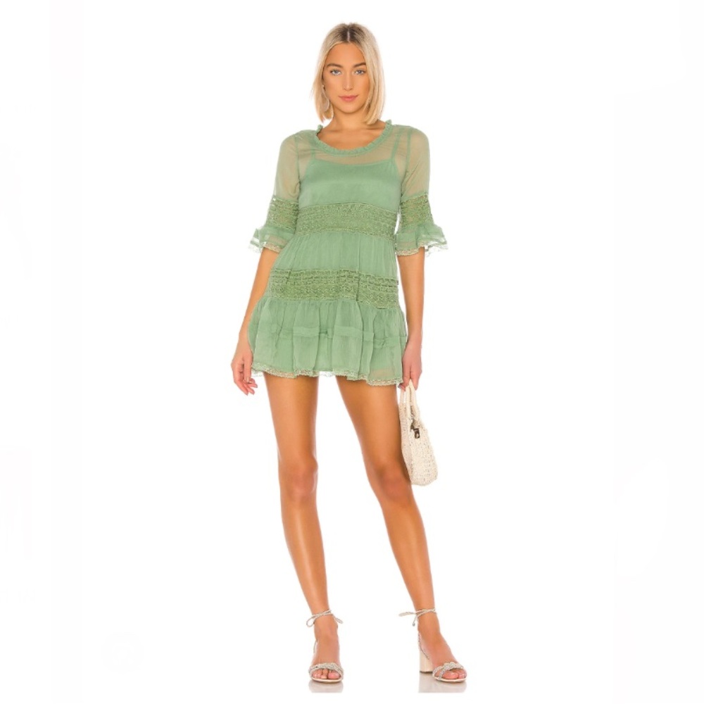 TULAROSA Shea Dress in Mint Size XL from REVOLVE